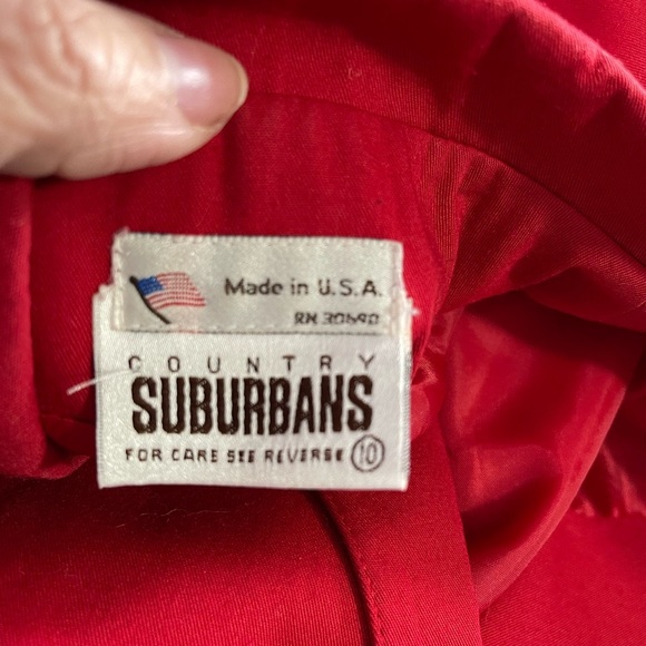 Elegant Red Women's Blazer - Picture 4 of 5